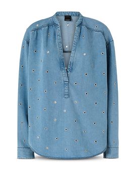 Pinko Pinko Bellicoso Blusa Light Denim Shirt