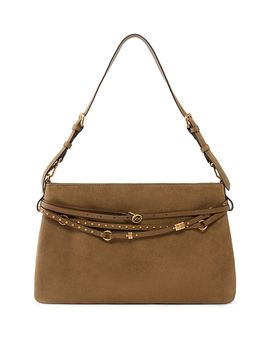 Pinko Pinko Big Suede Belted Shoulder Bag