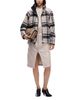 Pinko Pinko Borragine Wool Blend Double Cloth Blouson Jacket - 2