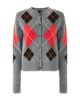 Pinko Pinko Cardiff Wool Argyle Cardigan - 5
