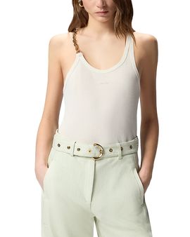 Pinko Pinko Charlene Chain Trim Tank Top