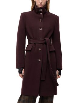 Pinko Pinko Citiso Wool Blend Double Cloth Coat