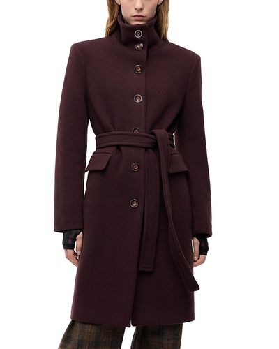 Pinko Pinko Citiso Wool Blend Double Cloth Coat