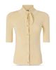 Pinko Pinko Coperto Tie Neck Button Front Top - 1