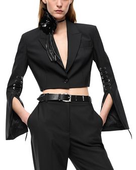 Pinko Pinko Corvette Spencer Cropped Blazer