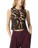 Pinko Pinko Eruzione Geometric Crochet Top - 1
