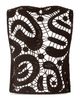 Pinko Pinko Eruzione Geometric Crochet Top - 6