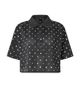 Pinko Pinko Erve Embellished Mesh Polo Shirt - 5