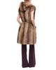 Pinko Pinko Galearis Faux Fur Hooded Long Vest - 3
