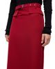 Pinko Pinko Gazania Belted Crepe Skirt - 4