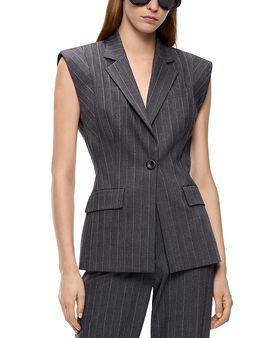 Pinko Pinko Genista Yarn Dyed Sleeveless Blazer