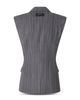 Pinko Pinko Genista Yarn Dyed Sleeveless Blazer - 6