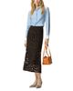 Pinko Pinko Geometric Crochet Midi Skirt - 2