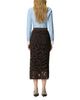 Pinko Pinko Geometric Crochet Midi Skirt - 3