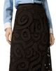 Pinko Pinko Geometric Crochet Midi Skirt - 4