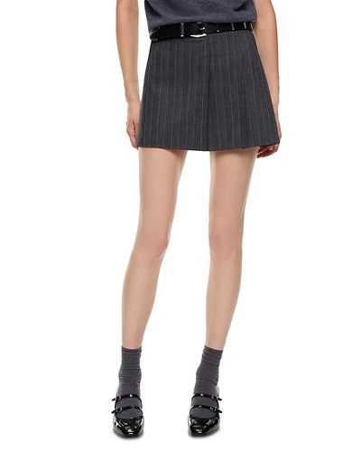 Pinko Pinko Giunco Pinstriped Mini Skirt