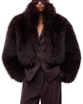 Pinko Pinko Gravina Faux Fur Jacket