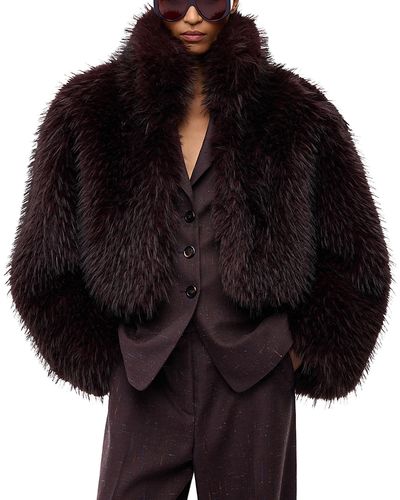 Pinko Pinko Gravina Faux Fur Jacket
