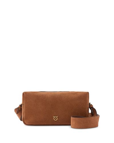 Pinko Pinko Horizontal Suede Shoulder Bag