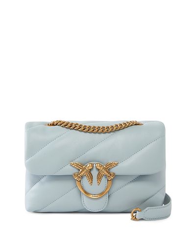 Pinko Pinko Love Puff Mini Quilted Leather Crossbody