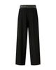 Pinko Pinko Mercedes Tech Stretch Embellished Waistband Pants - 2
