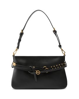 Pinko Pinko Mini Leather Belted Shoulder Bag