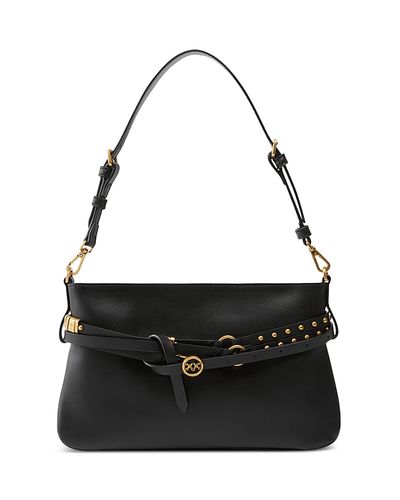 Pinko Pinko Mini Leather Belted Shoulder Bag