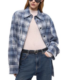 Pinko Pinko Orchidea Sequined Overshirt