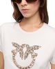 Pinko Pinko Quentin Cotton Embellished Logo Tee - 4