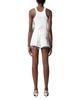 Pinko Pinko Serengeti Denim Shorts in White - 3