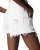 Pinko Pinko Serengeti Denim Shorts in White - 4