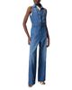 Pinko Pinko Sleeveless Denim Jumpsuit - 2