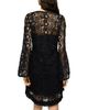 Pinko Pinko Solitudine Long Sleeve Lace Mini Dress - 5