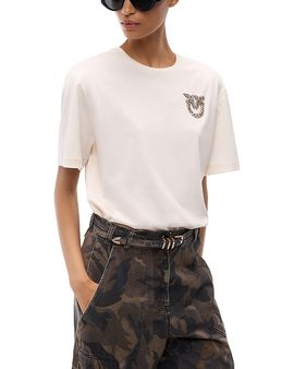 Pinko Pinko Strepitoso Embroidered Jersey Tee