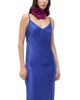 Pinko Pinko Viper Satin Maxi Slip Dress - 2