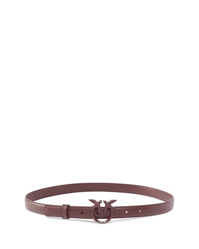 Pinko Pinko Women's Love Berry Leather Belt