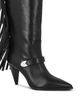 Pinko Pinko Women's Vane 03 Fringed Leather Knee High Boots - 5