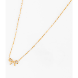 Pip Pop Pip Pop Bow Pendant Necklace