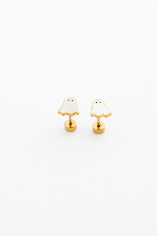 Pip Pop Pip Pop Ghost Stud Earrings
