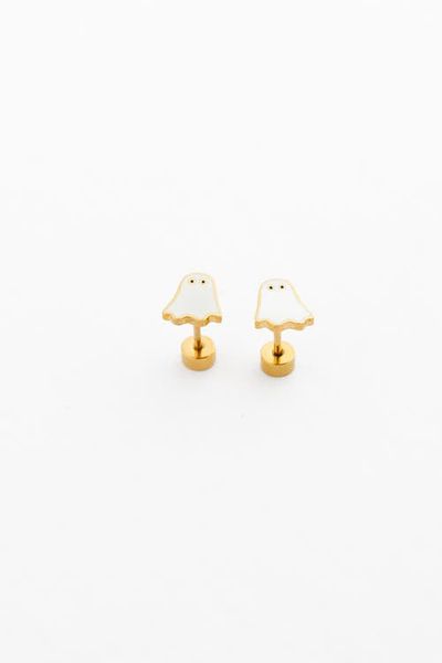 Pip Pop Pip Pop Ghost Stud Earrings