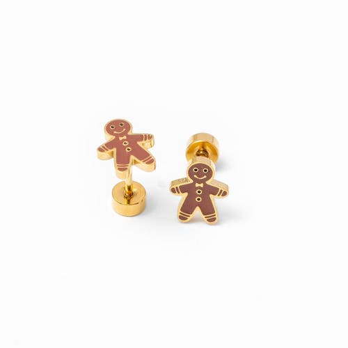 Pip Pop Pip Pop Gingerbread Man Stud Earrings