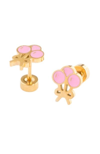 Pip Pop Pip Pop Girls' Balloon Flatback Stud Hypoallergenic Earrings