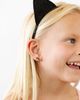 Pip Pop Pip Pop Girls' Bat Flatback Stud Hypoallergenic Earrings - 3