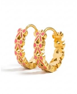 Pip Pop Pip Pop Girls' Bow Repeat Hoop Earring