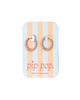 Pip Pop Pip Pop Girls' Braided Hoop Earring - 3