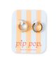 Pip Pop Pip Pop Girls' Confetti Bold Hoop Hypoallergenic Earring - 4