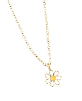 Pip Pop Pip Pop Girls' Daisy Pendant Necklace