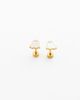 Pip Pop Pip Pop Girls' Ghost Flatback Stud Hypoallergenic Earrings - 1