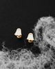 Pip Pop Pip Pop Girls' Ghost Flatback Stud Hypoallergenic Earrings - 3
