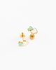Pip Pop Pip Pop Girls' Heart Stack Flatback Stud Hypoallergenic Earrings - 4
